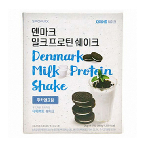 스포맥스 덴마크 밀크프로틴 쉐이크 [쿠키앤크림] 제품 이미지