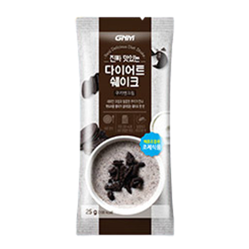 GNM 브랜드의 제품 진짜 맛있는 단백질 다이어트쉐이크 [쿠키앤크림]