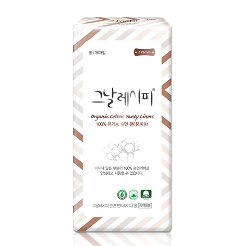 그날레시피 100% 유기농 순면 팬티라이너 롱 제품 이미지