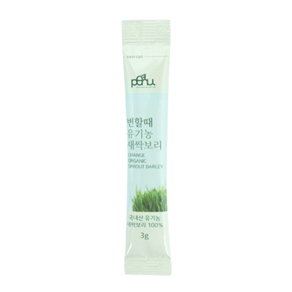 변할때 유기농 새싹보리
