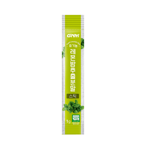 GNM 유기농 레몬밤 추출 분말 스틱 제품 이미지