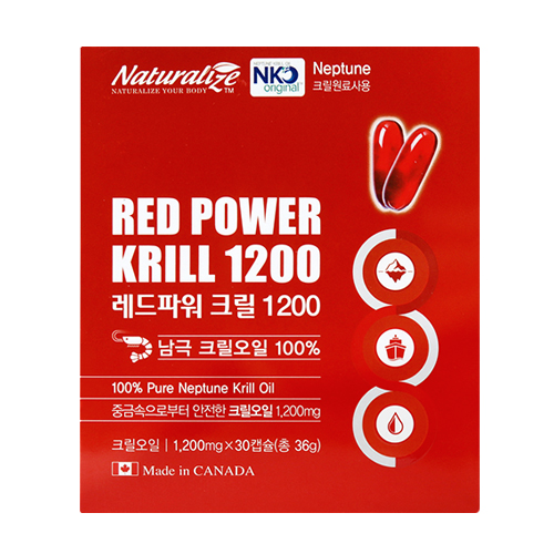 네추럴라이즈 레드파워 크릴오일 제품 이미지