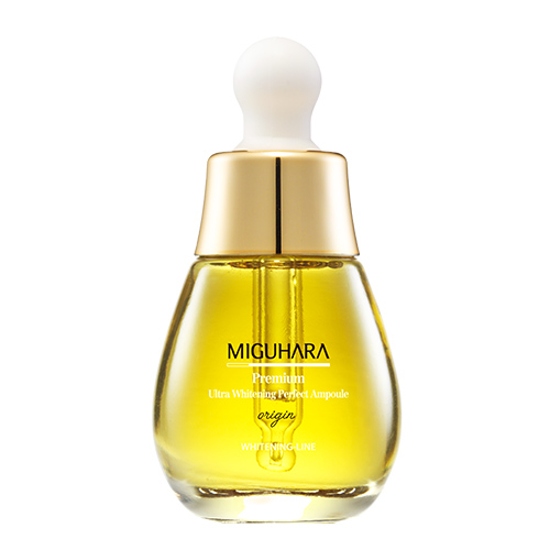 미구하라 브랜드의 제품 프리미엄 울트라 화이트닝 퍼펙트 앰플 오리진