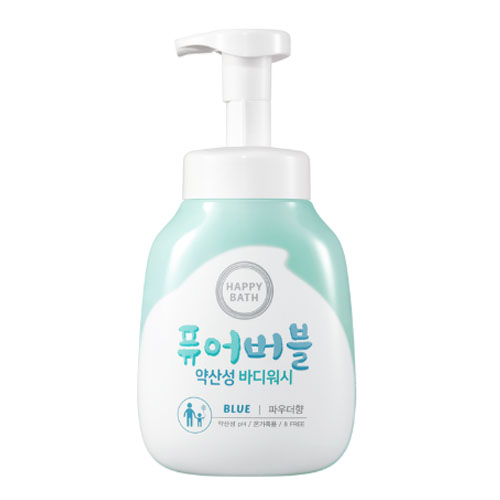 해피바스 퓨어버블 약산성 바디워시 블루 제품 이미지