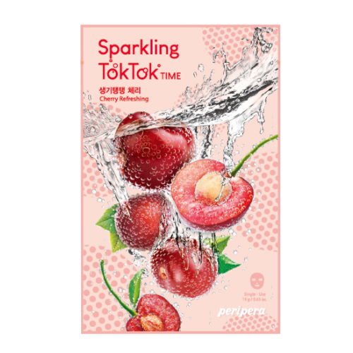 페리페라 스파클링 톡톡 타임 마스크 시트 [생기탱탱 체리] 제품 이미지