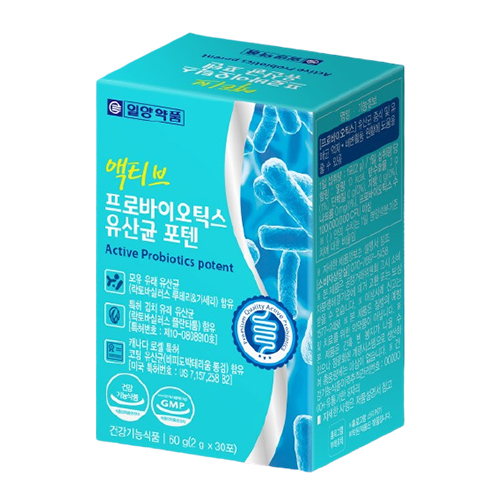 일양약품 브랜드의 제품 액티브 프로바이오틱스 유산균 포텐