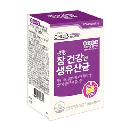 장 건강엔 생유산균
