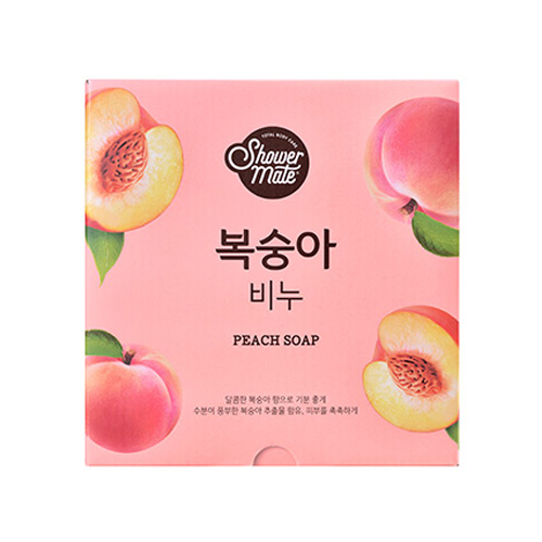 샤워메이트 복숭아 비누 제품 이미지
