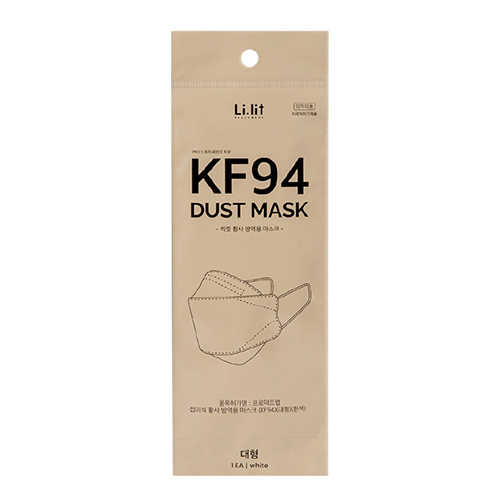 리릿 황사 방역용 마스크 KF94 대형 제품 이미지
