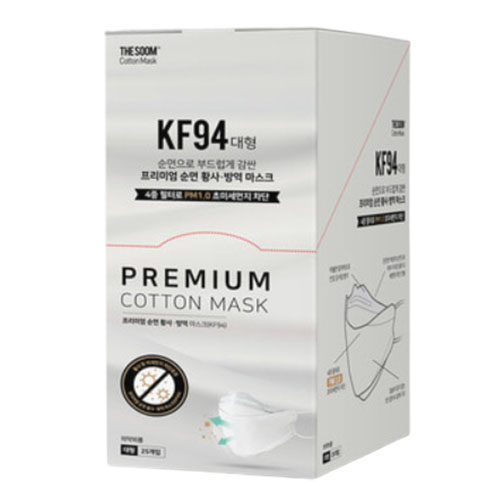 더숨 프리미엄 코튼 마스트 KF94 대형  제품 이미지