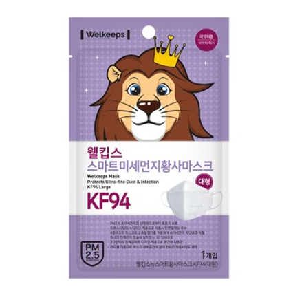 스마트 미세먼지 황사 마스크 KF94 대형