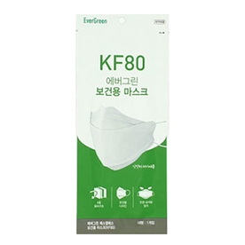 에버그린 브랜드의 제품 KF80 보건용 마스크