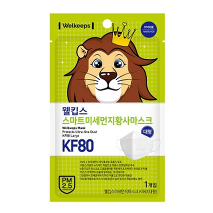 스마트 미세먼지 황사 마스크 KF80 대형