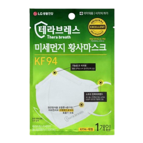 테라브레스 미세먼지 황사마스크 KF94 제품 이미지