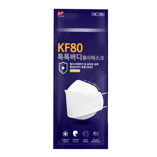 톡톡버디 황사마스크 KF80 제품 이미지