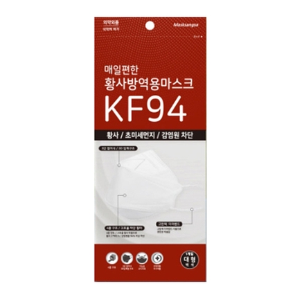 매일편한 황사방역용 마스크 KF94 대형 화이트