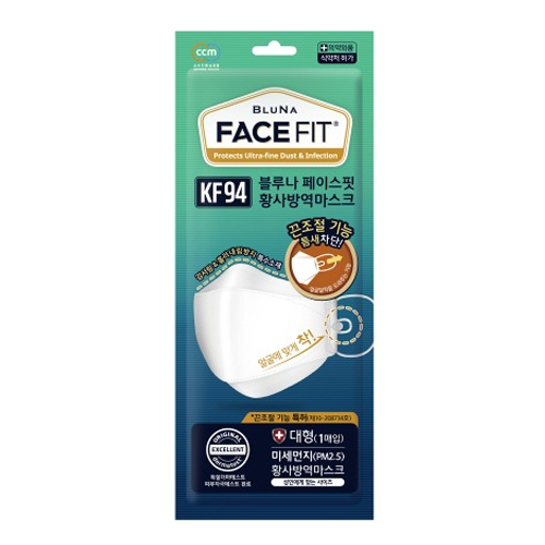 페이스핏 황사방역마스크 KF94 대형 화이트