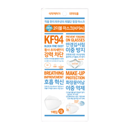 투더블마스크 KF94 검정색