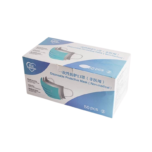 더솜씨 일회용 3중필터 방수 마스크 화이트 대형 제품 이미지