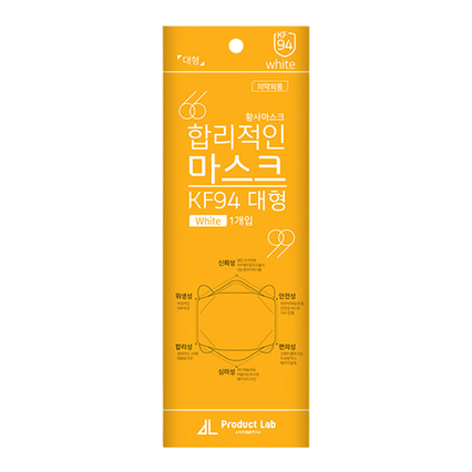 합리적인 마스크 KF94 대형 화이트
