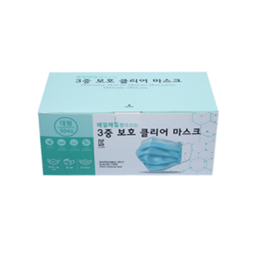 네이처가드 3중 보호 클리어 마스크 제품 이미지