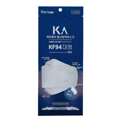 케이엠 에이시스 케이에이 황사방역마스크 KF94 대형 제품 이미지