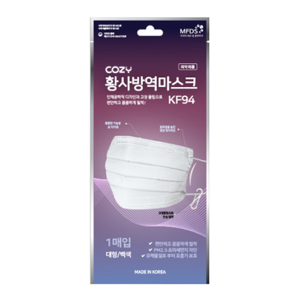 코지 황사방역마스크 KF94 화이트