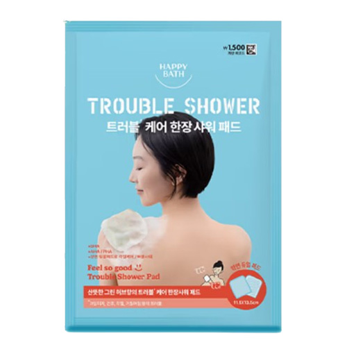 해피바스 필쏘굿 트러블 한장샤워 패드 제품 이미지