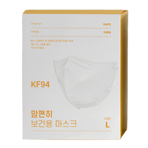맘편히 보건용 마스크 KF-94 대형 제품 이미지