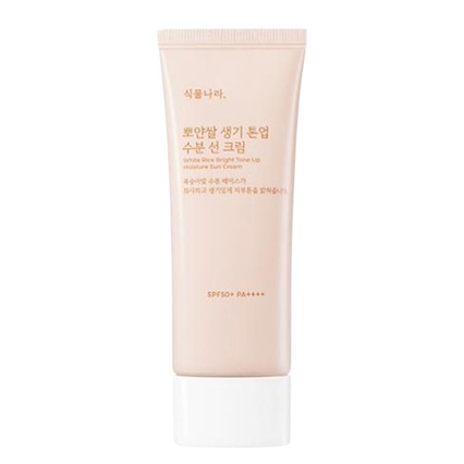 뽀얀쌀 생기 톤업 수분 선크림 [SPF50+/PA++++]