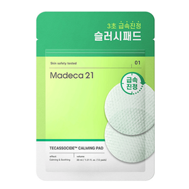 마데카21 브랜드의 제품 테카소사이드 카밍 패드