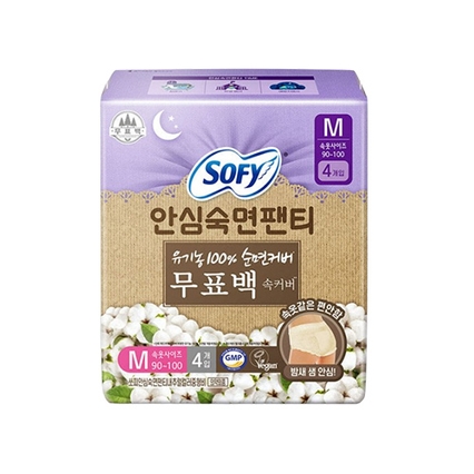 안심숙면팬티 무표백 중형