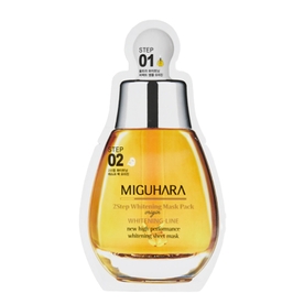 미구하라 브랜드의 제품 2스텝 화이트닝 마스크 팩 오리진