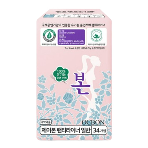 유기농본 제이본 팬티라이너 일반 제품 이미지