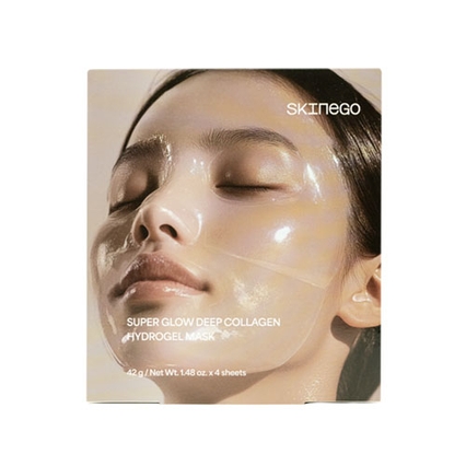 슈퍼 글로우 딥 콜라겐 하이드로겔 마스크
