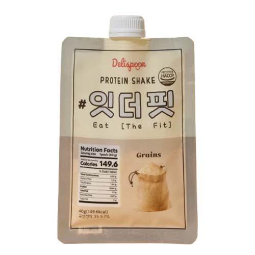 델리스푼 브랜드의 제품 잇더핏 단백질 쉐이크 [미숫가루]
