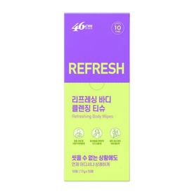 46cm 브랜드의 제품 체취솔루션 리프레싱 바디 클렌징 티슈