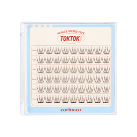 코링코 브랜드의 제품 톡톡하라 노글루 속눈썹 [퓨어]