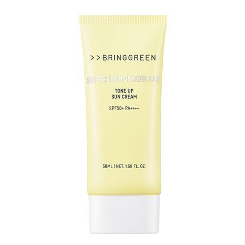 브링그린 브랜드의 제품 슈퍼레몬 글루타치온 톤업 선크림 [SPF50+/PA++++]