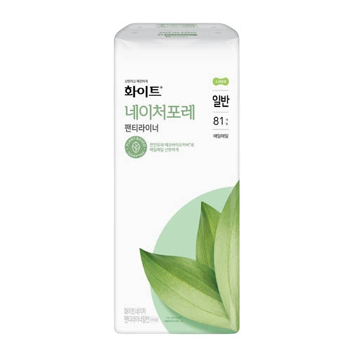 화이트 네이처포레 팬티라이너 일반 제품 이미지