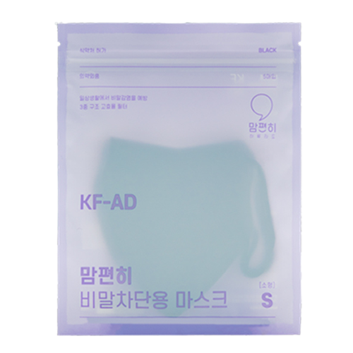 맘편히 비말차단용 마스크 KF-AD 소형 제품 이미지