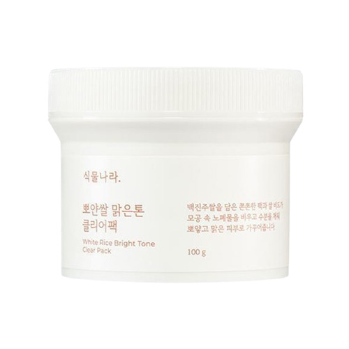 식물나라 뽀얀쌀 맑은톤 클리어팩 제품 이미지