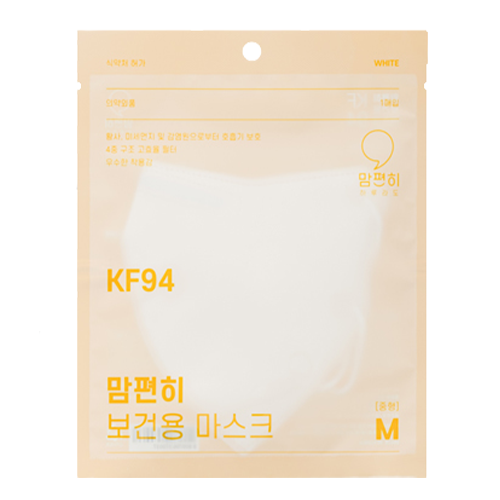 맘편히 보건용 마스크 KF-94 중형 제품 이미지