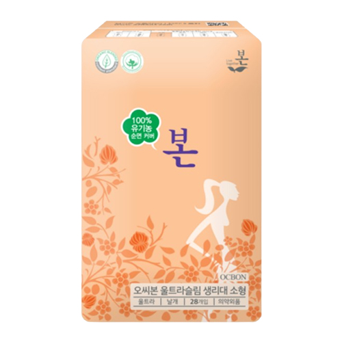 유기농본 오씨본 울트라슬림 생리대 소형 제품 이미지