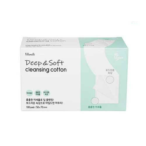필리밀리 딥&소프트 클렌징 화장솜 제품 이미지