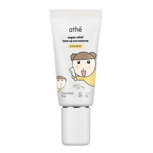 아떼 (아떼X마루는강쥐) 비건 릴리프 톤업 선 에센스 [SPF50+/PA++++] 제품 이미지