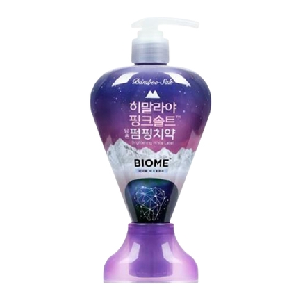 히말라야 핑크솔트 담은 펌핑치약 바이옴