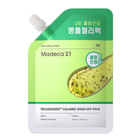마데카21 브랜드의 제품 테카소사이드 카밍 워시 오프 팩