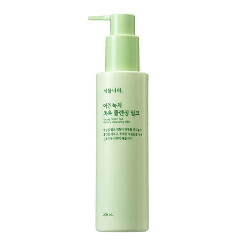 식물나라 어린녹차 촉촉 클렌징 밀크 제품 이미지