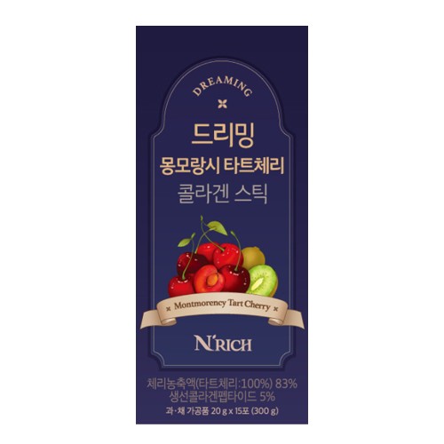 드리밍 몽모랑시 타트체리 콜라겐 젤리 스틱